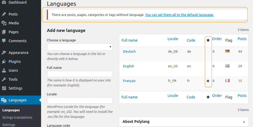 assign-default-language