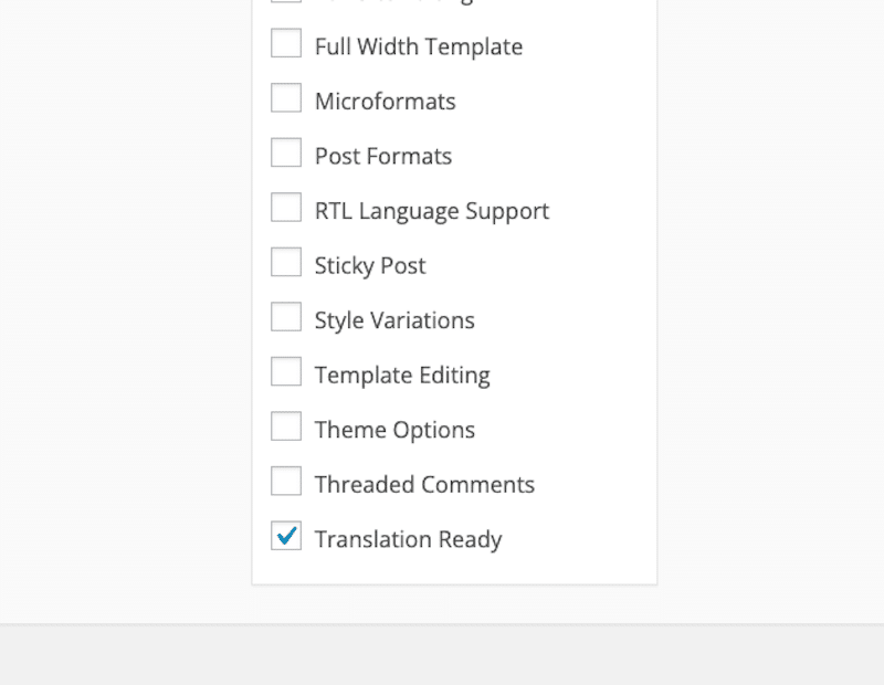 The Translation Ready filter
